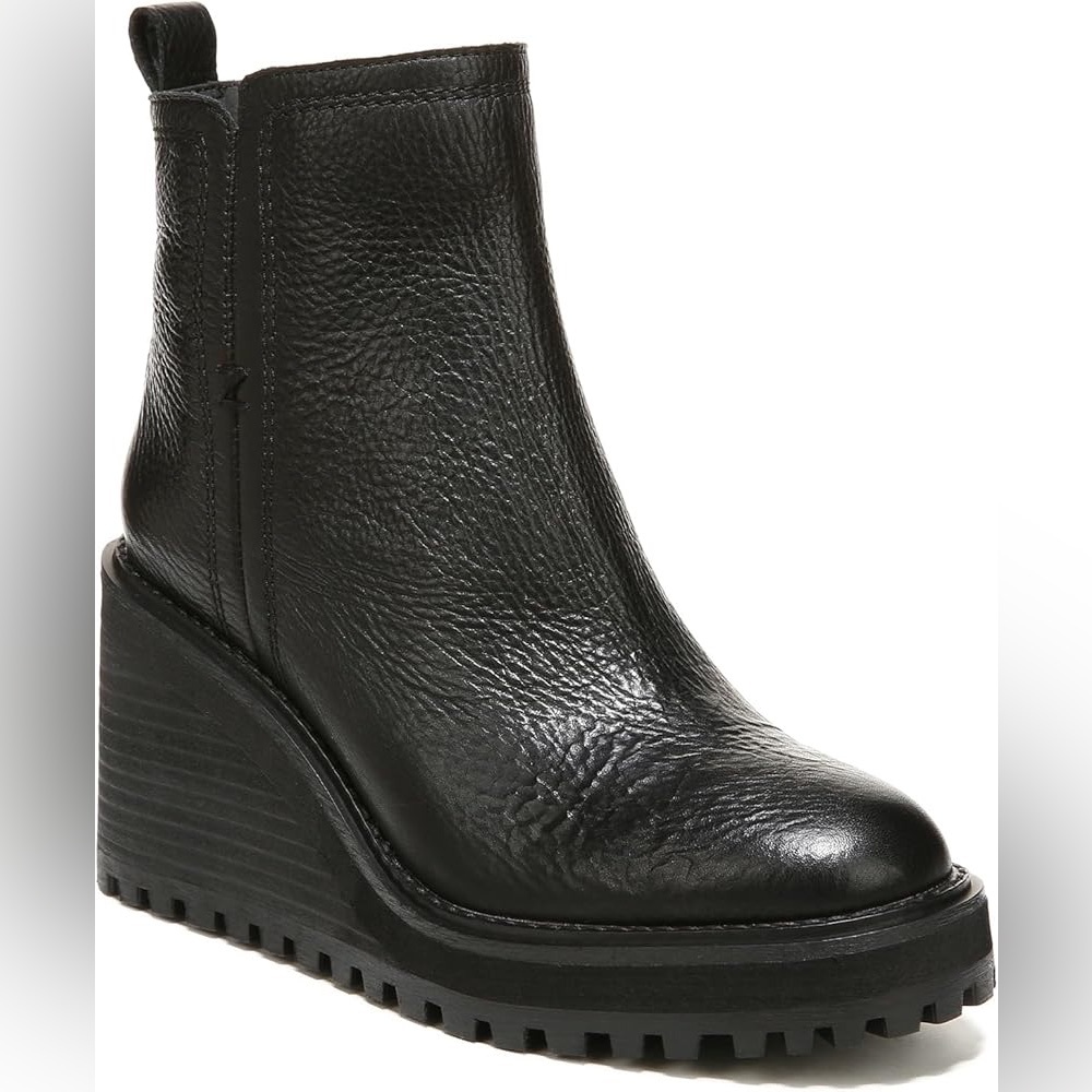 Zodiac Women's Julie Lug Sole Wedge Booties Size 8.5